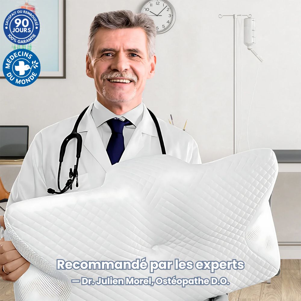 Oreiller Ergonomique Cervical - CerviMed