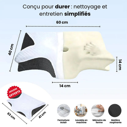 Oreiller Ergonomique Cervical - CerviMed