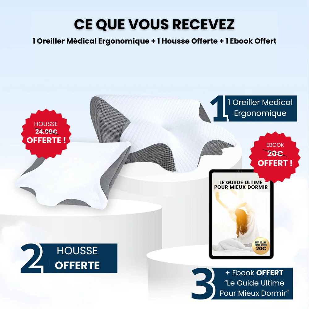 Oreiller Ergonomique Cervical - CerviMed