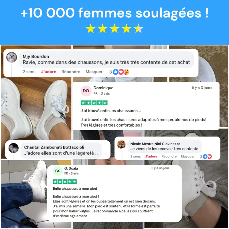 ErgoVita™ - Baskets à confort orthopédique