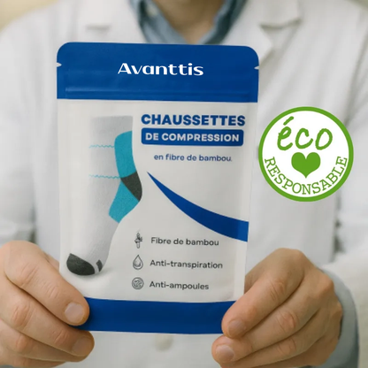 OrthoSocks™ - Chaussettes de compression en fibre de bambou