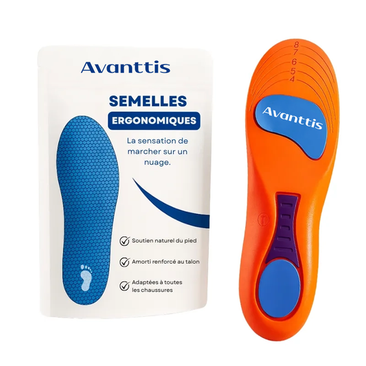 Paire de semelles ergonomiques
